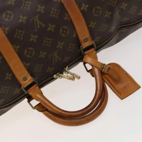 LOUIS VUITTON Monogram Keepall Bandouliere 55 Boston Bag - Picture 6 of 14